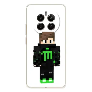 Чохли для RealMe 12 (Персонажі МайнКрафт) (Зелений хлопчик)