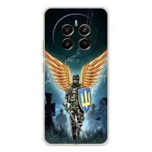 Патриотический Чехол для RealMe 12 (ЗСУ з крильями)