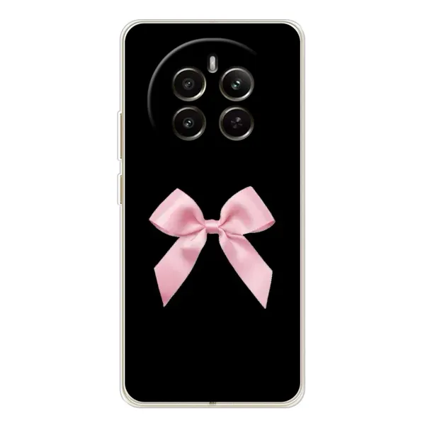Чехол с рисунком «Бант на черном» для Realme 13 4G