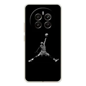 Силиконовый Чехол Nike Air Jordan на Реалми 13 4Джи (Джордан)