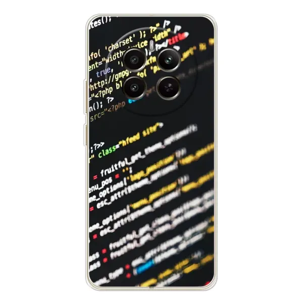 Чехол с рисунком «Код» для Realme 13 4G Чехол с рисунком «Код» для Realme 13 4G