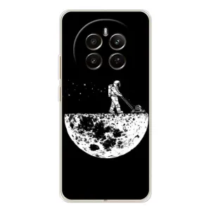 Силиконовый Чехол с принтом "Космонавты" на Realme 13 4G (Космонавт)