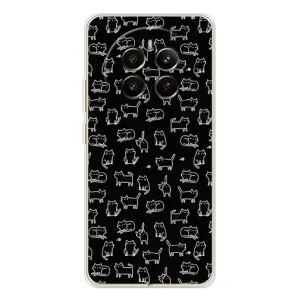 Чехол на тематику: Коты для Realme 13 4G (Котики на черном)