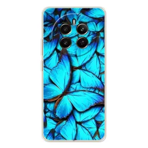 Силиконовый бампер с картинкой животных для Realme 13 4G (Крылья бабочек)