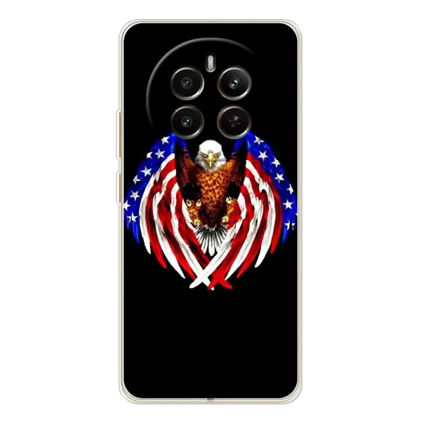 Чехол с рисунком «Крылья США» для Realme 13 4G