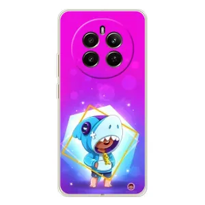 Чохол Бравл Старс для Realme 13 4G (Леон у костюмі Акули)