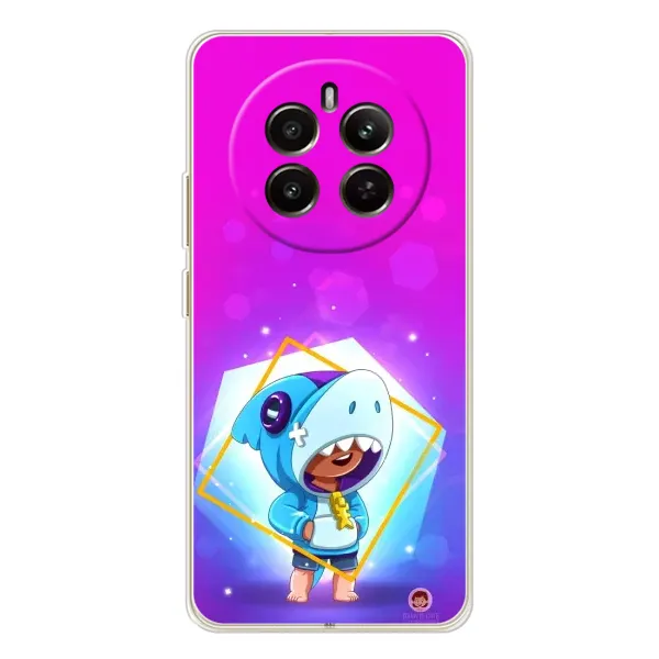 Чехол с рисунком «Леон в костюме Акулы» для Realme 13 4G