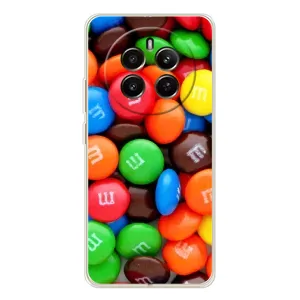 Чохол з зображенням смачної їжі для Realme 13 4G (Різнокольорові M&M'S)