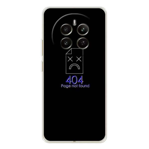Чехол с рисунком «Ошибка 404» для Realme 13 4G Чехол с рисунком «Ошибка 404» для Realme 13 4G