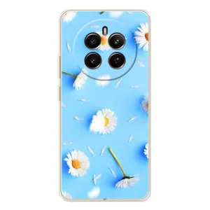 Чохол з Квітами для Realme 13 4G (ромашки на блакитному)