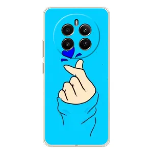 Чохол (Знак сердечка) для Realme 13 4G (Сердечко на синоьому)