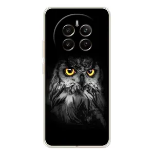 Чохли з принтом СОВИ для Realme 13 4G (Сова на чорному)