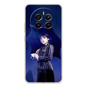 Чохол з картинкою Венсдей на Realme 13 4G (Венсдей з парасолькою)