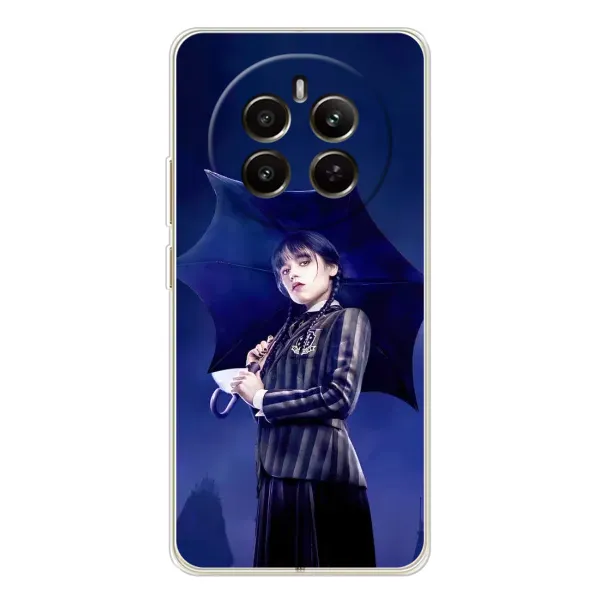 Чехол с рисунком «Уэнсдей с зонтом» для Realme 13 4G Чехол с рисунком «Уэнсдей с зонтом» для Realme 13 4G