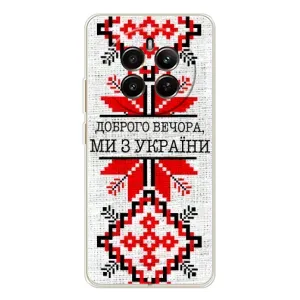 Силиконовый Чехол на Realme 13 4G (Вышиванка Доброго вечера)