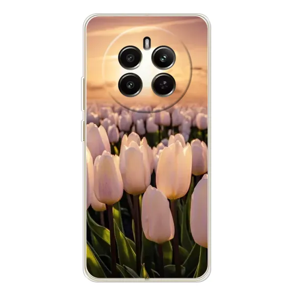 Чехол с рисунком «Закат с цветами» для Realme 13 4G Чехол с рисунком «Закат с цветами» для Realme 13 4G