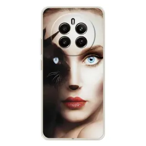Бампер с изображением Котиков для Реалми 13 4Джи