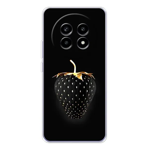 Чехол с рисунком «Чёрная клубника» для Realme 13 Pro Plus Чехол с рисунком «Чёрная клубника» для Realme 13 Pro Plus