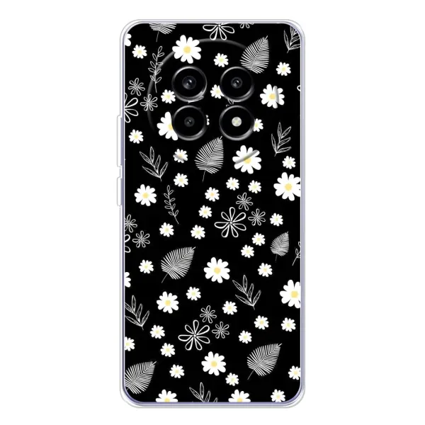 Чехол с рисунком «цветение на чорном» для Realme 13 Pro Plus Чехол с рисунком «цветение на чорном» для Realme 13 Pro Plus