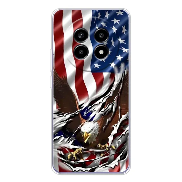 Чехол с рисунком «Флаг USA» для Realme 13 Pro Plus Чехол с рисунком «Флаг USA» для Realme 13 Pro Plus