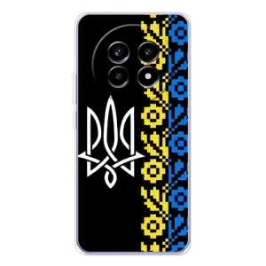 Силіконовый Чохол на Realme 13 Pro Plus (Герб и вишиванка)