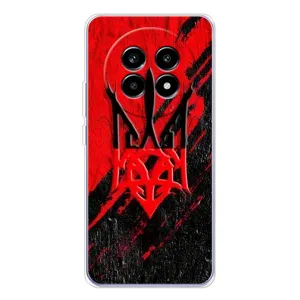 Чохли УПА (Червоно-Чорний) на Realme 13 Pro Plus (Герб в кольорах УПА)