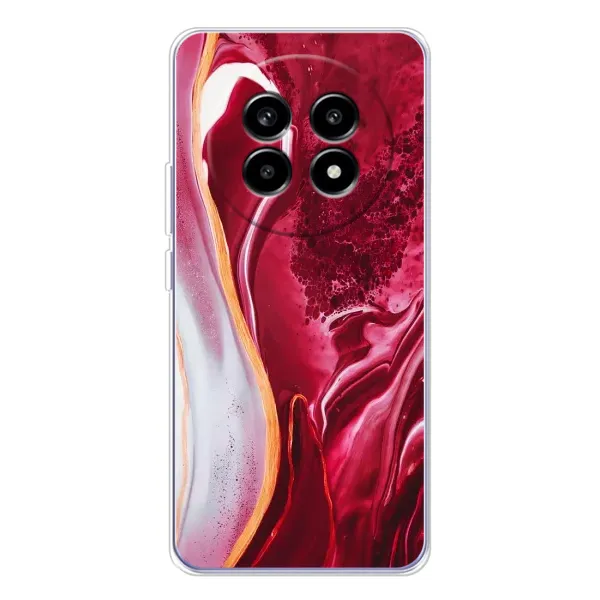 Чехол с рисунком «Красный мрамор» для Realme 13 Pro Plus Чехол с рисунком «Красный мрамор» для Realme 13 Pro Plus