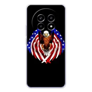 Чохол Прапор USA для Realme 13 Pro Plus (Крила США)