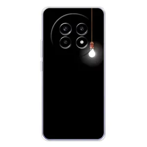 Чохол з картинками на чорному фоні для Realme 13 Pro Plus (Лампочка)