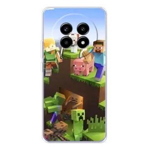 Чохли для Realme 13 Pro Plus (Персонажі МайнКрафт) (Майн-крафт)