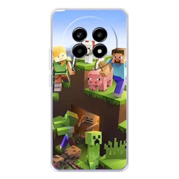 Чехол с рисунком «Майн-крафт» для Realme 13 Pro Plus Чехол с рисунком «Майн-крафт» для Realme 13 Pro Plus