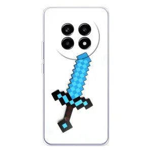 Чохли для Realme 13 Pro Plus (Персонажі МайнКрафт) (Меч)