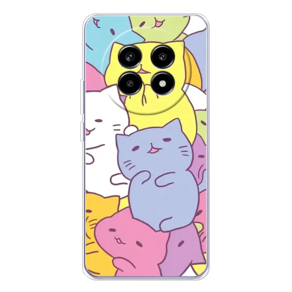 Чехол с рисунком «Милые котики» для Realme 13 Pro Plus Чехол с рисунком «Милые котики» для Realme 13 Pro Plus