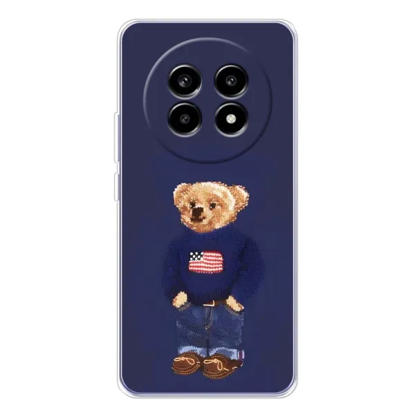 Чехол с рисунком «Мишка USA» для Realme 13 Pro Plus