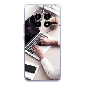 Силиконовый бампер (Работники) на Realme 13 Pro Plus (Офисный работник)