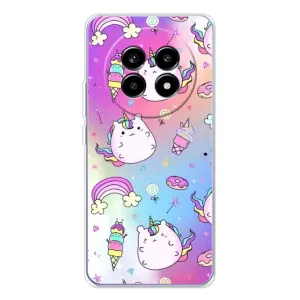 Чехол Unicorn на Realme 13 Pro Plus (Радуга и Единорог)
