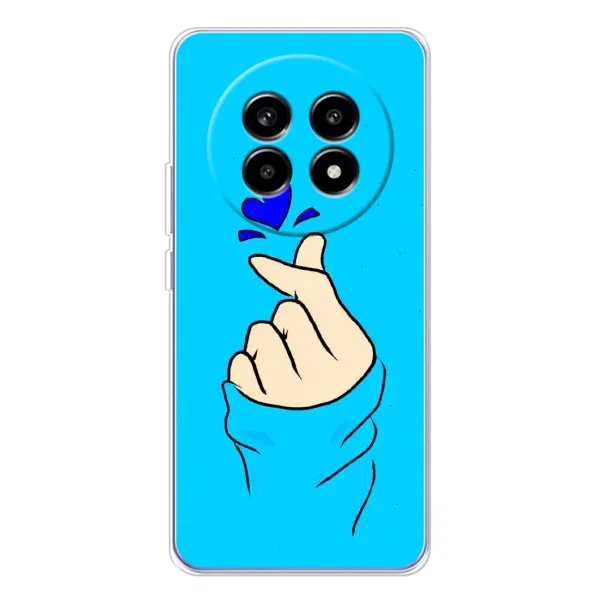 Чехол с рисунком «Сердце на синем» для Realme 13 Pro Plus Чехол с рисунком «Сердце на синем» для Realme 13 Pro Plus