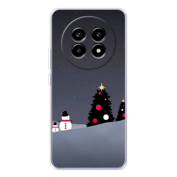 Чехол с рисунком «Снеговички» для Realme 13 Pro Plus Чехол с рисунком «Снеговички» для Realme 13 Pro Plus