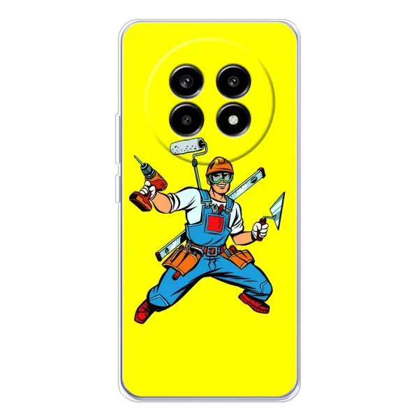 Чехол с рисунком «Строитель» для Realme 13 Pro Plus Чехол с рисунком «Строитель» для Realme 13 Pro Plus