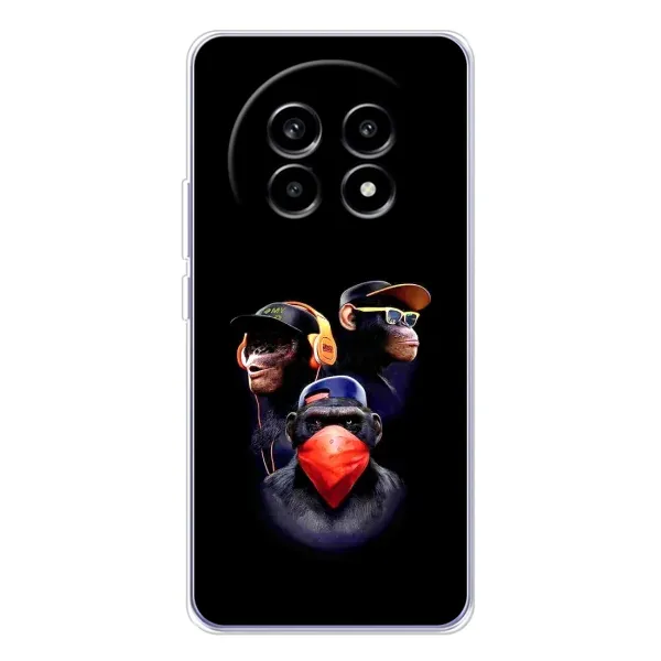 Чехол с рисунком «Три обезьяны» для Realme 13 Pro Plus Чехол с рисунком «Три обезьяны» для Realme 13 Pro Plus