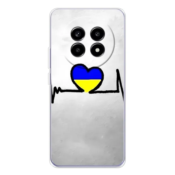Чехол с рисунком «Украинская кардиограмма» для Realme 13 Pro Plus Чехол с рисунком «Украинская кардиограмма» для Realme 13 Pro Plus