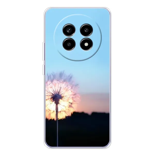 Чохол з малюнком «Захід з кульбабкою» для Realme 13 Pro Plus Чохол з малюнком «Захід з кульбабкою» для Realme 13 Pro Plus