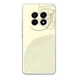 Чехол цветочный дизайн для Realme 13 Pro Plus (Зелёный фон)