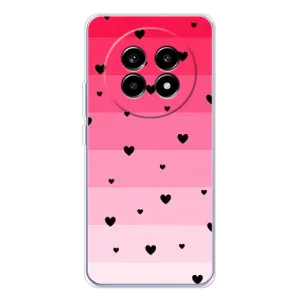 Чехлы с тематикой "Маленькие Сердечки" на Realme 13 Pro (Чорные сердечки)