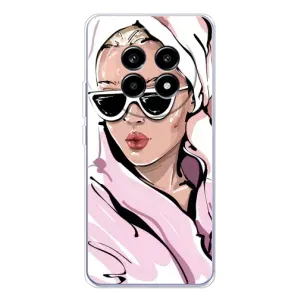 Чехол с картинкой Модные Девчонки Realme 13 Pro (Девушка в халате)