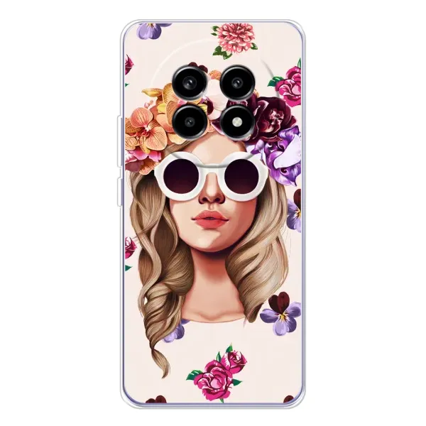 Чехол с рисунком «Девушка в очках» для Realme 13 Pro Чехол с рисунком «Девушка в очках» для Realme 13 Pro