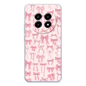 Чехол банты для Realme 13 Pro (Фон бантики)