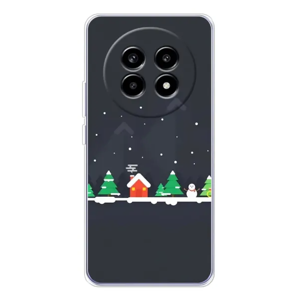 Чехол с рисунком «Город зимний» для Realme 13 Pro Чехол с рисунком «Город зимний» для Realme 13 Pro