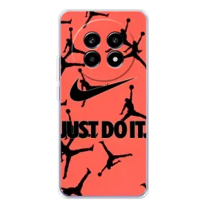 Силиконовый Чехол Nike Air Jordan на Реалми 13 Про (Just Do It)
