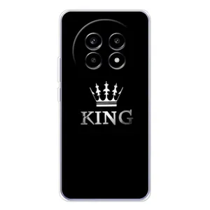 Чехол (Корона на чёрном фоне) для Реалми 13 Про (KING)